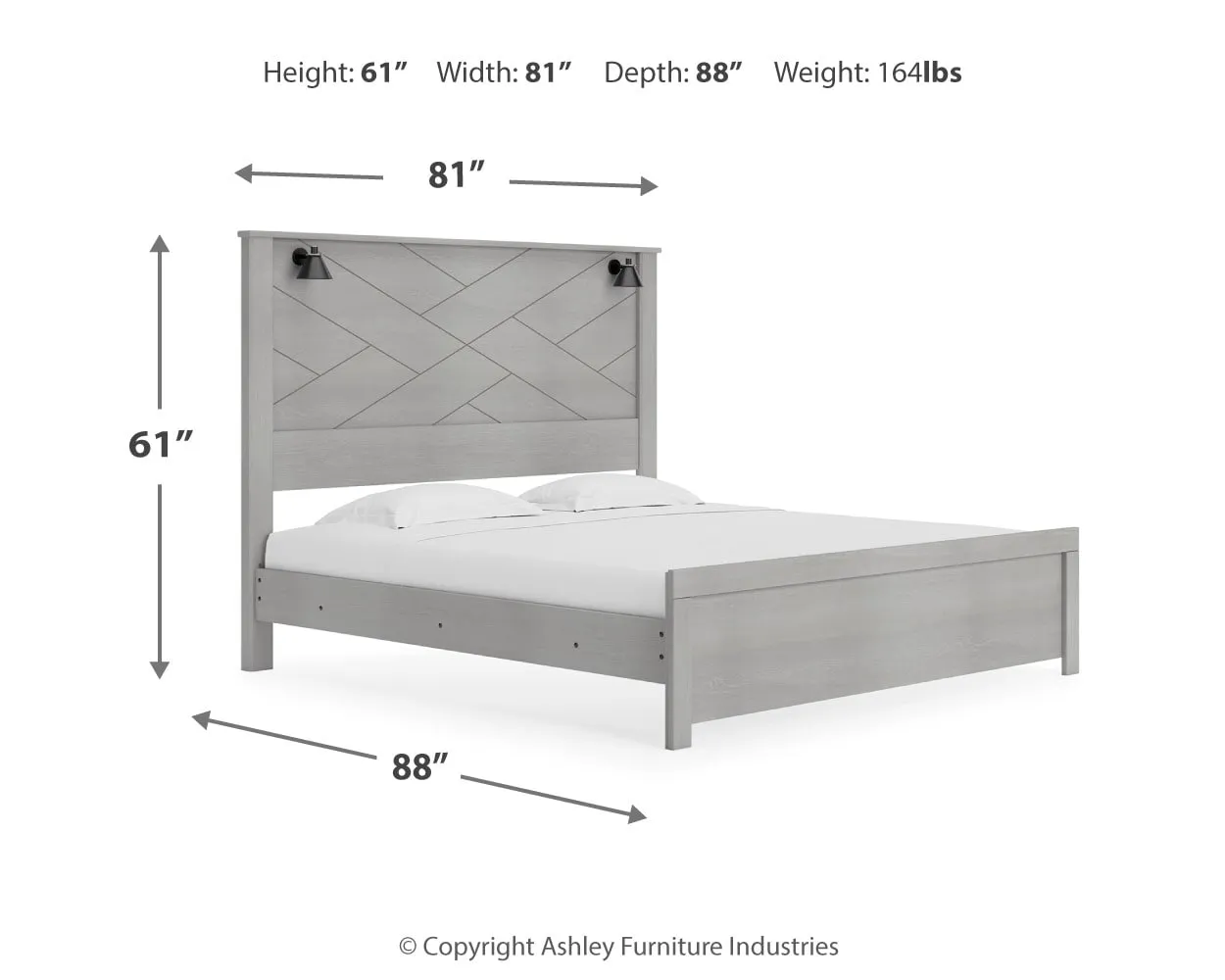 Cottonburg King Panel Bed