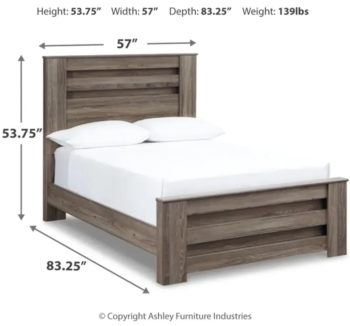 Zelen Panel Bed Full