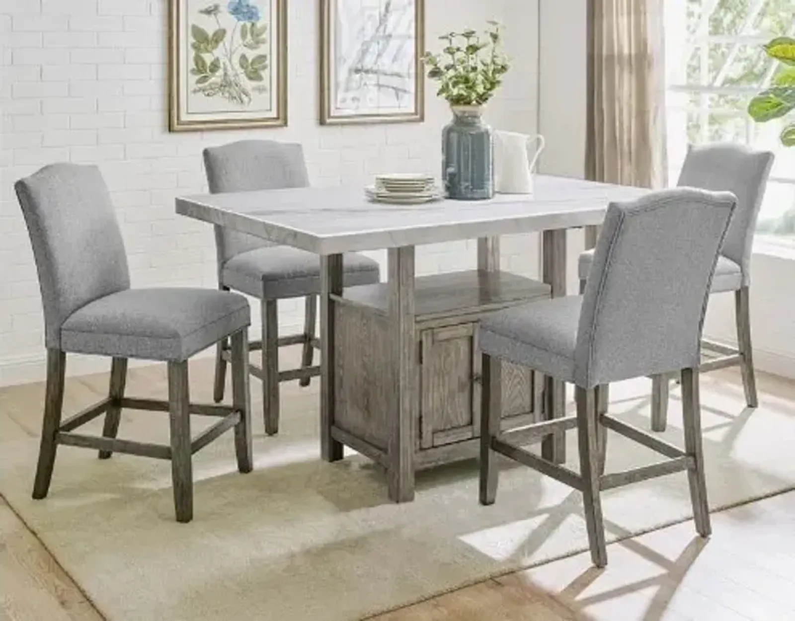 Ethan 5-Pc Counter Height Dining Set