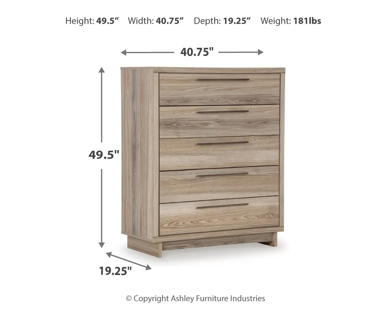 Hasbrick Wide Chest Of Drawers