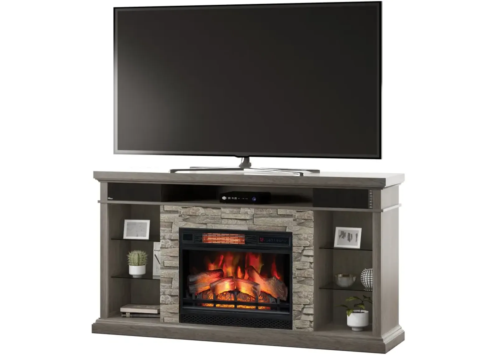 Elli Fireplace Set W/soundbar