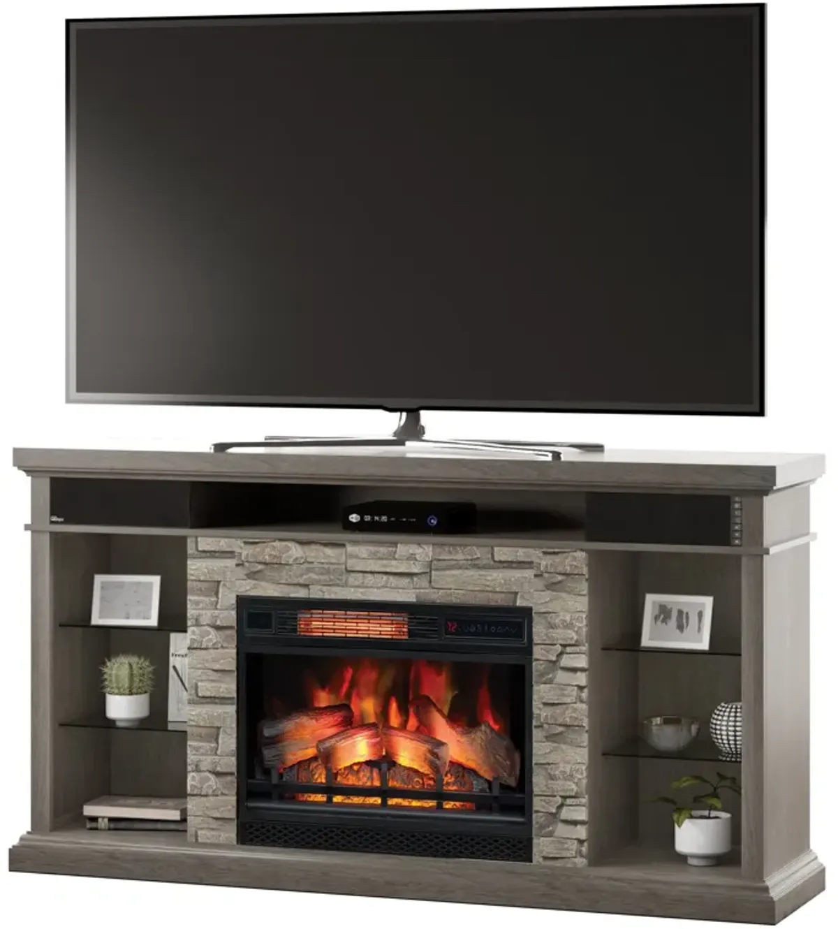 Elli Fireplace Set W/soundbar