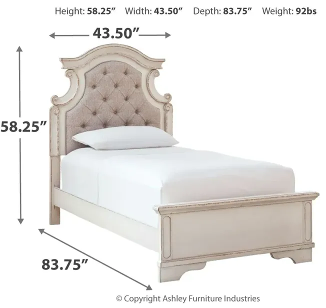 Realyn Twin Panel Bed