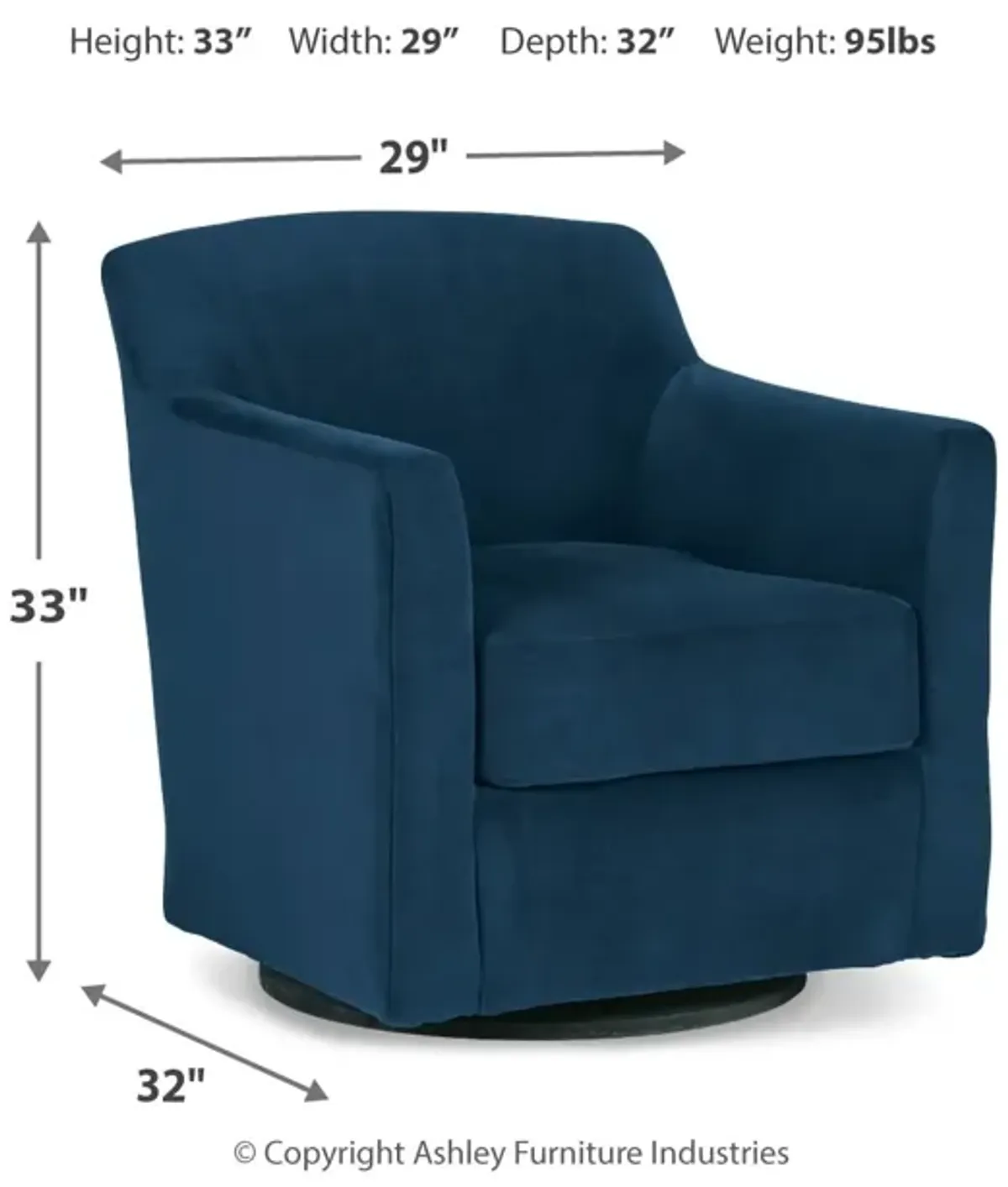 Bradney Swivel Accent Chair