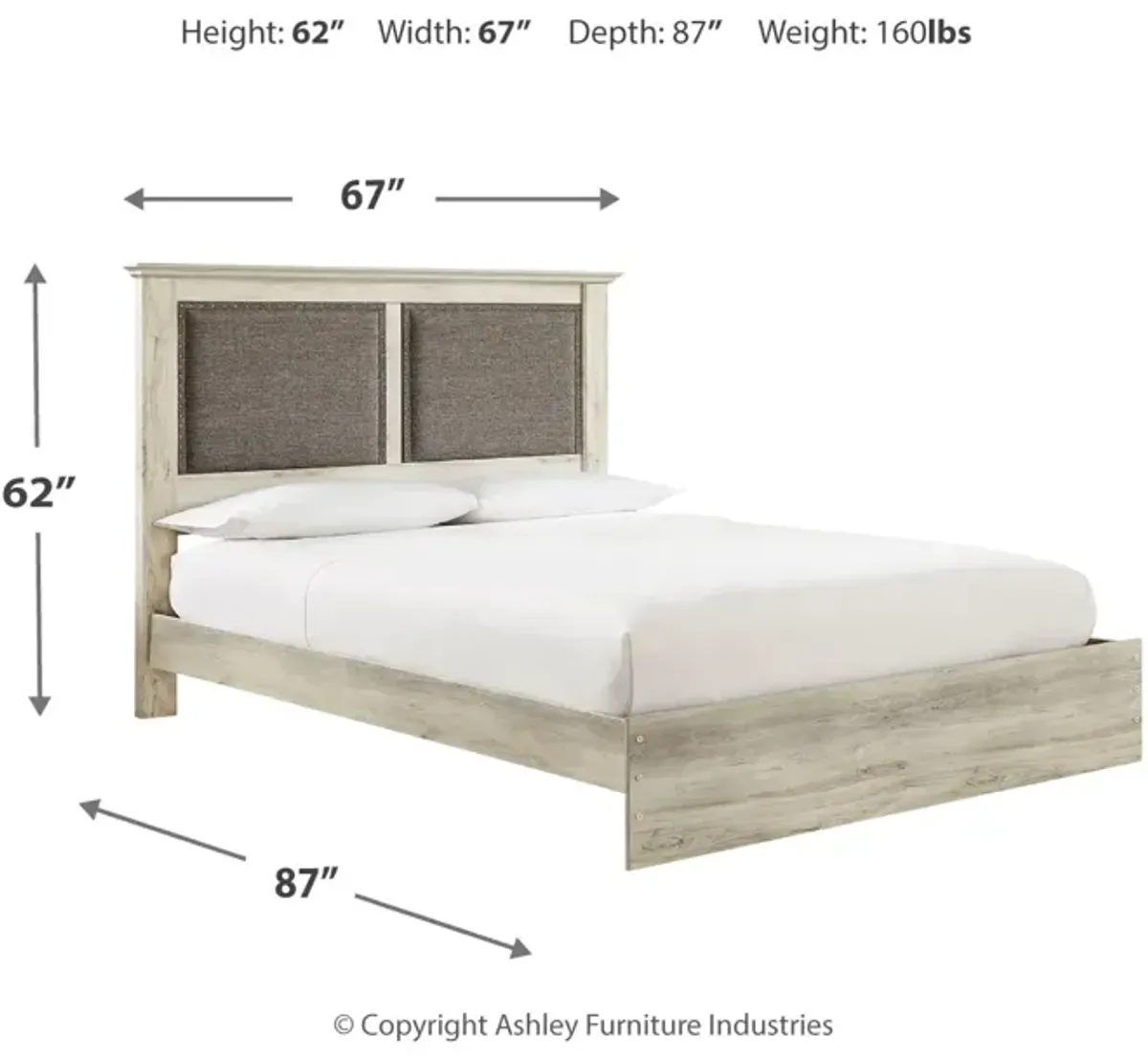 Cambeck Queen Upholstered Panel Bed