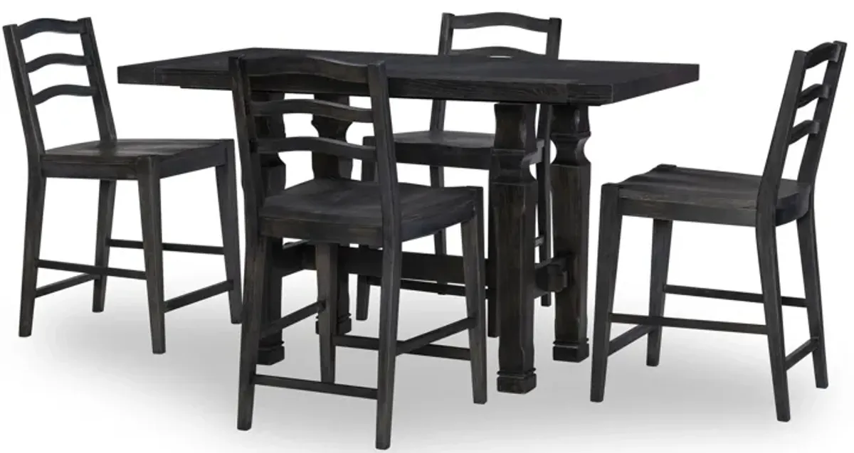 Hensley 5-Pc Counter Height Dining Set