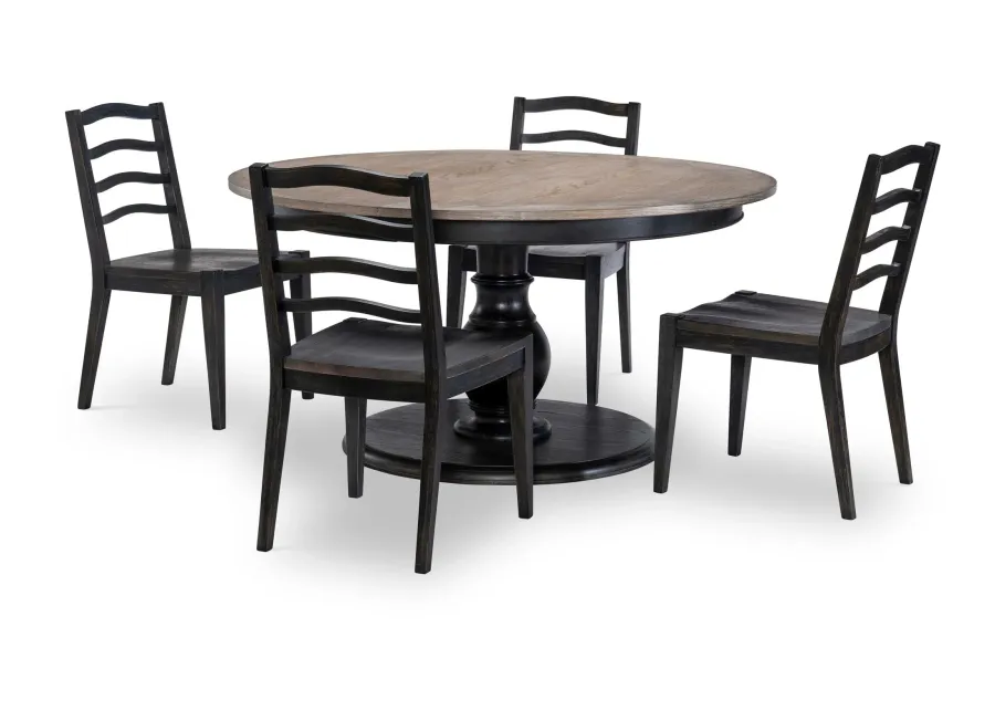 Hensley 5-Pc Round Dining Set