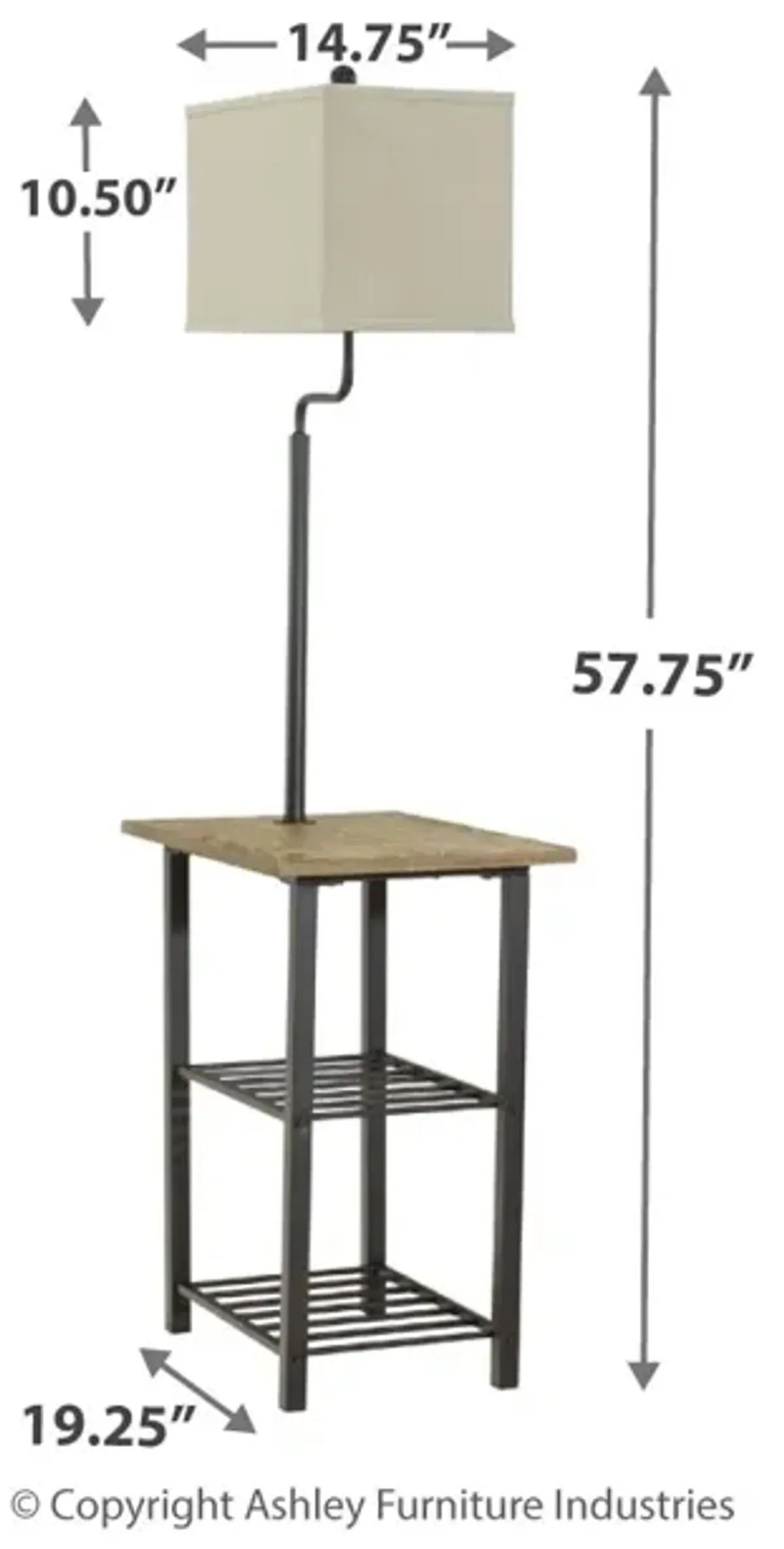 Shianne Floor Lamp Table