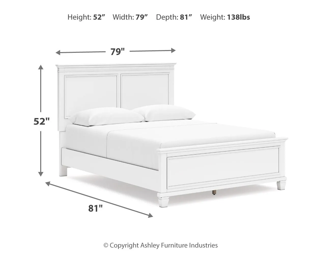 Fortman Queen Panel Bed