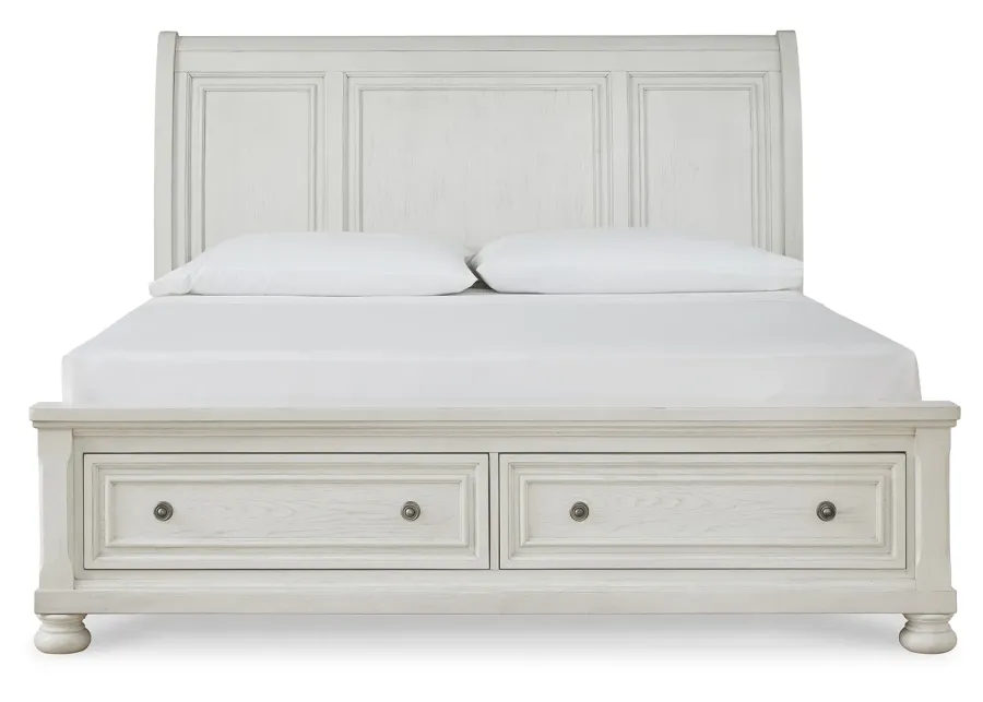 Robbinsdale Sleigh Storage Bed Queen