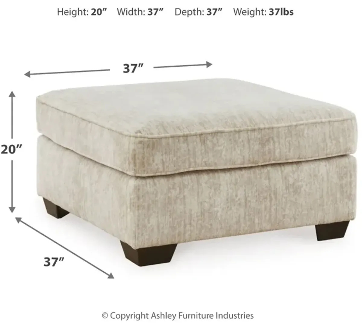 Lonoke Oversized Accent Ottoman