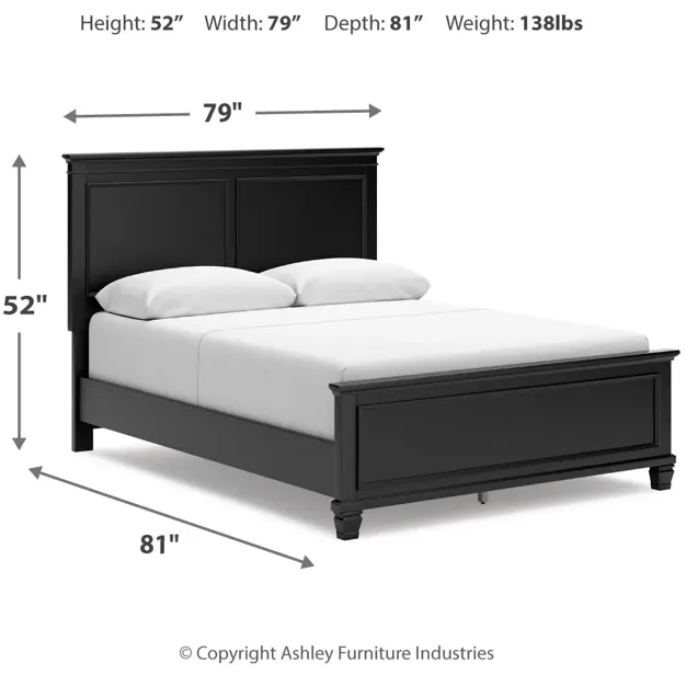 Lanolee Queen Panel Bed