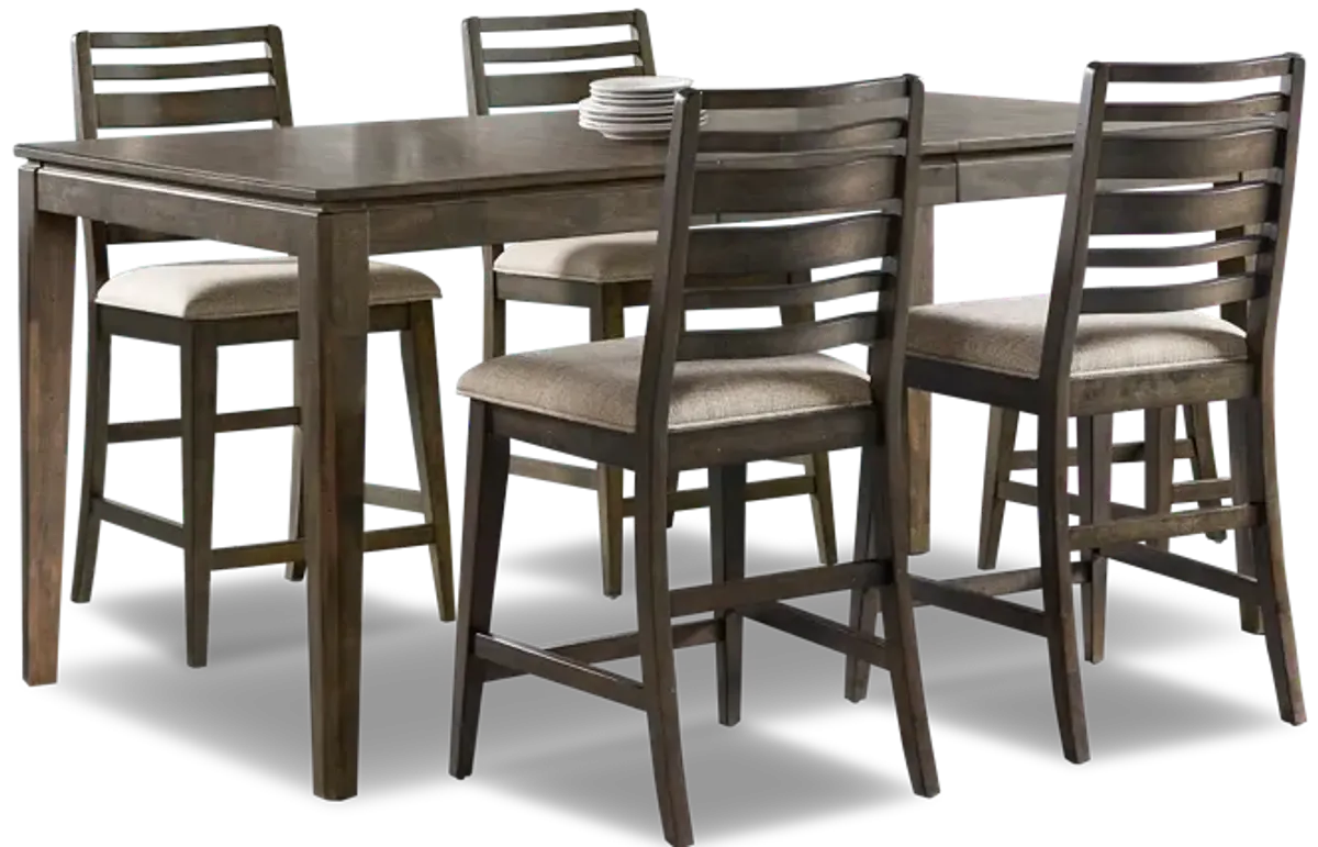 Kai 5-Pc Counter Height Dining Set