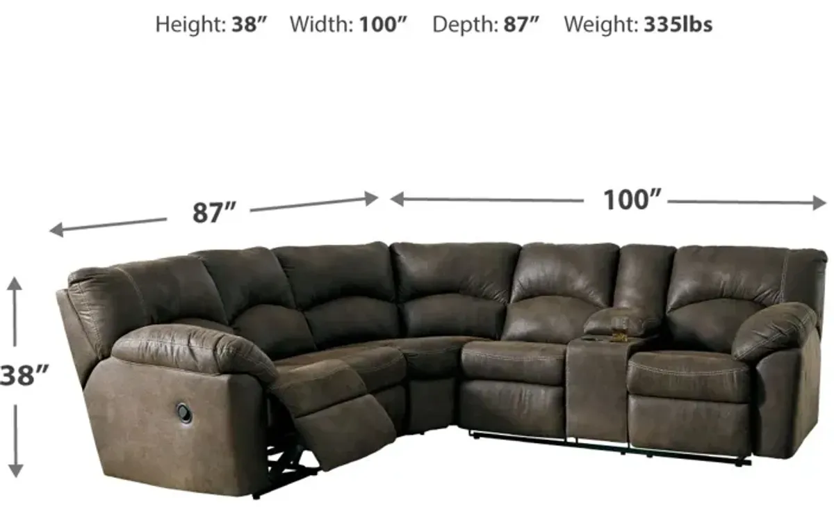 Tambo 2-Piece Reclining Sectional