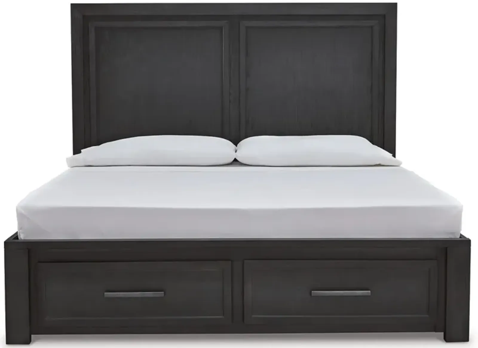 Foyland King Panel Storage Bed