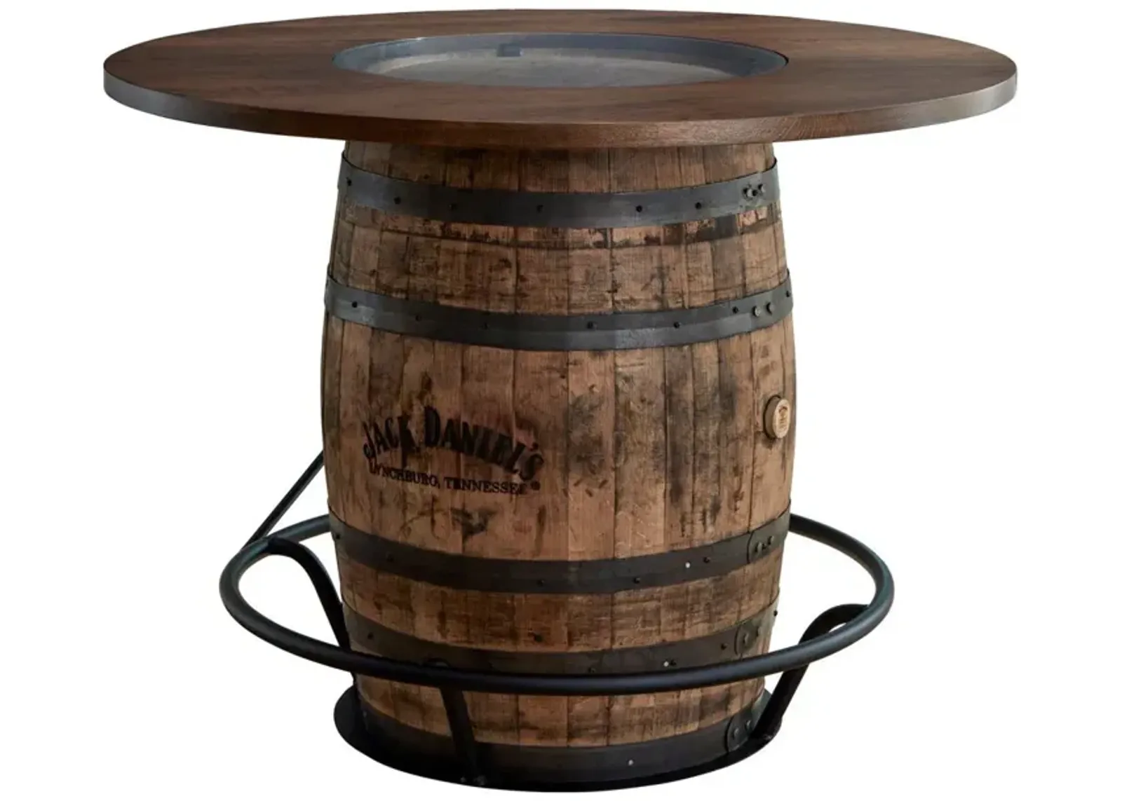 Whiskey Barrel Table