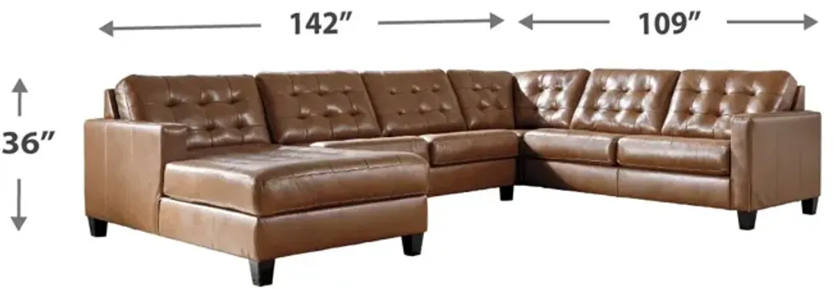 Baskove Baskove 4 Pc Sectional With Chaise