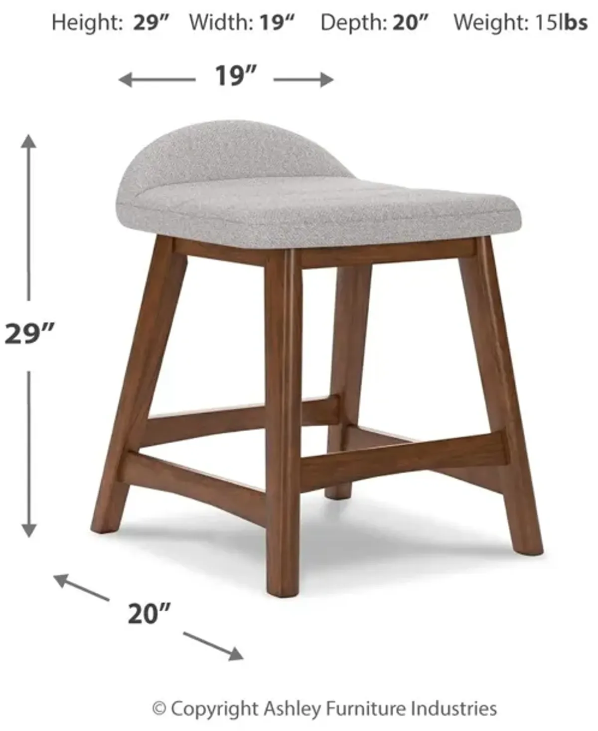 Lyncott Counter Height Bar Stool