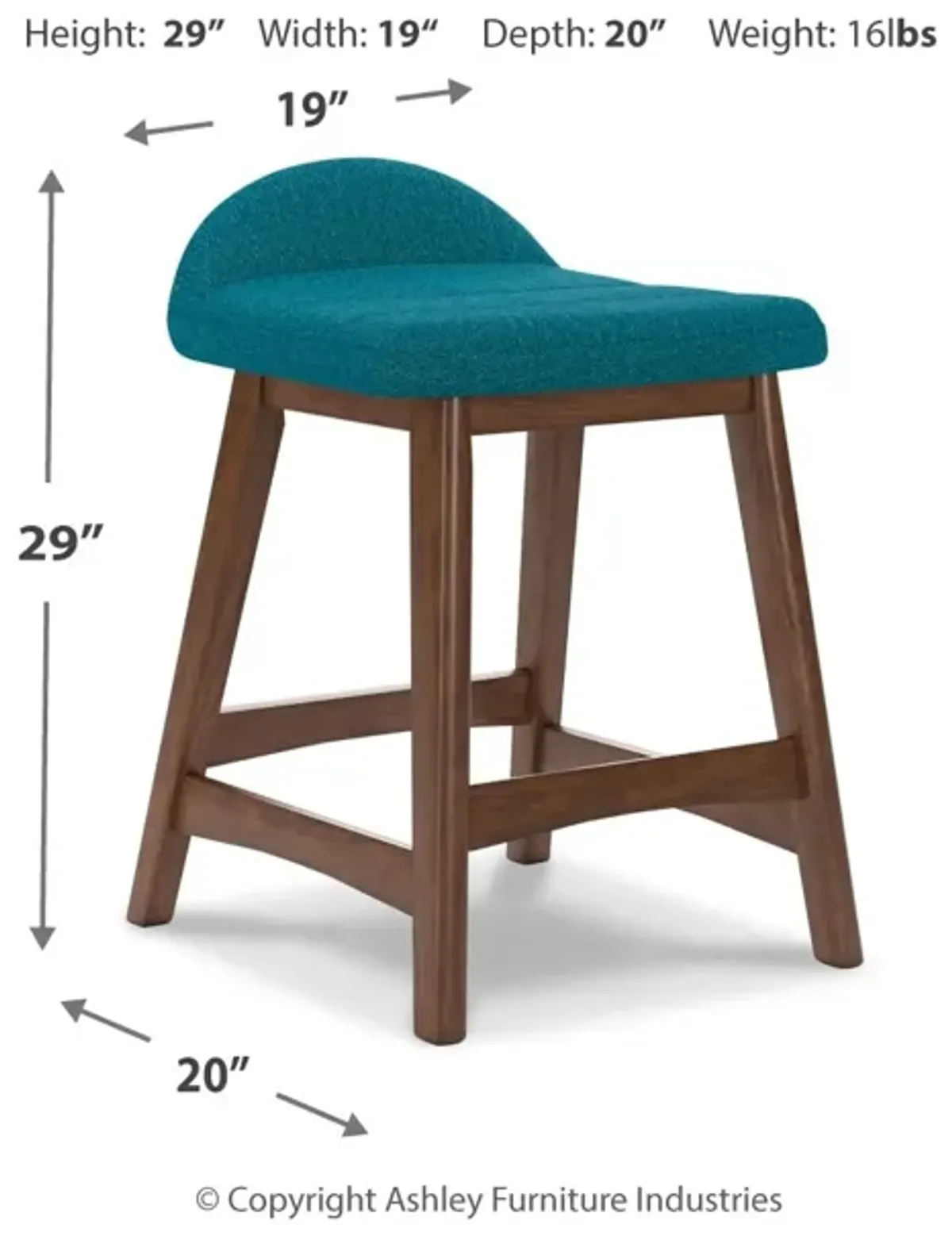 Lyncott Counter Height Barstool