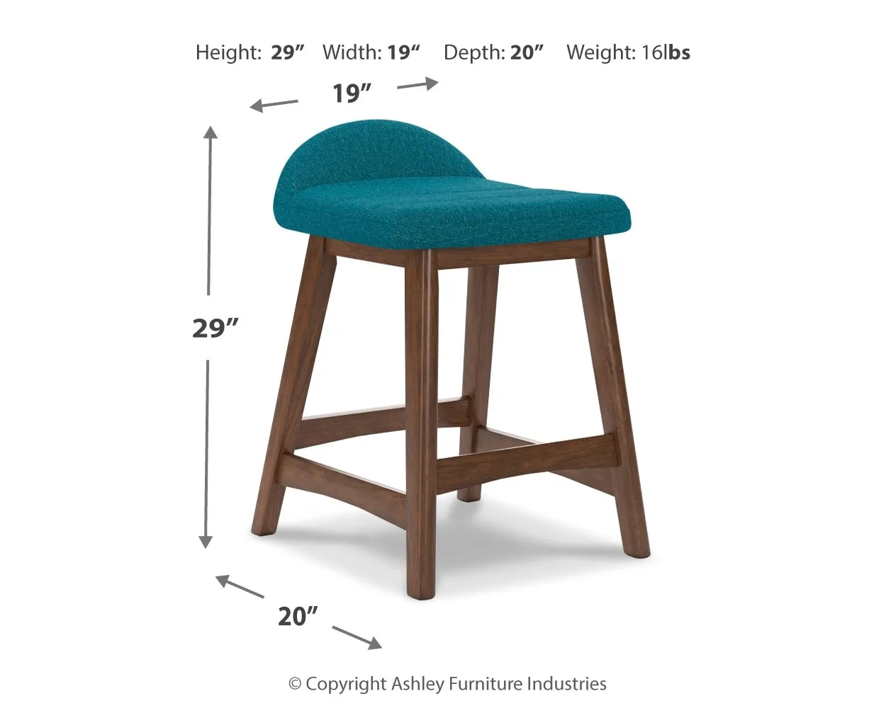 Lyncott Counter Height Barstool