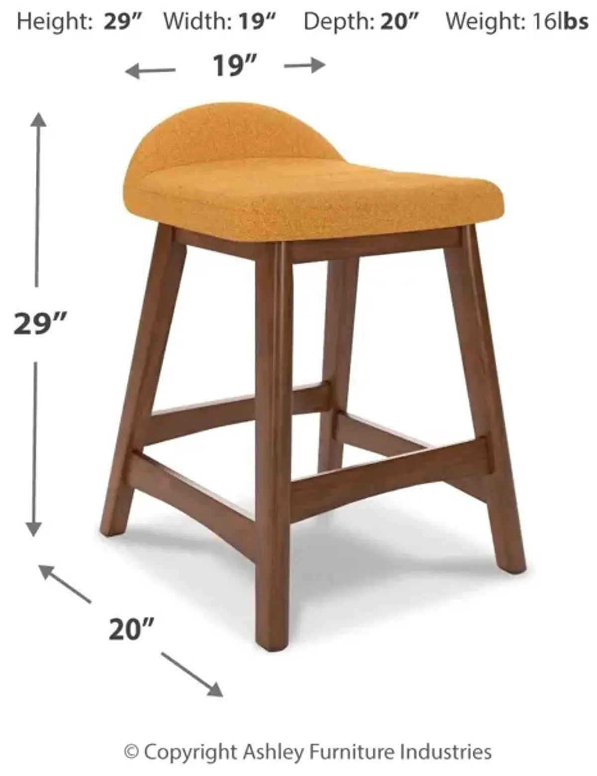 Lyncott Counter Height Bar Stool