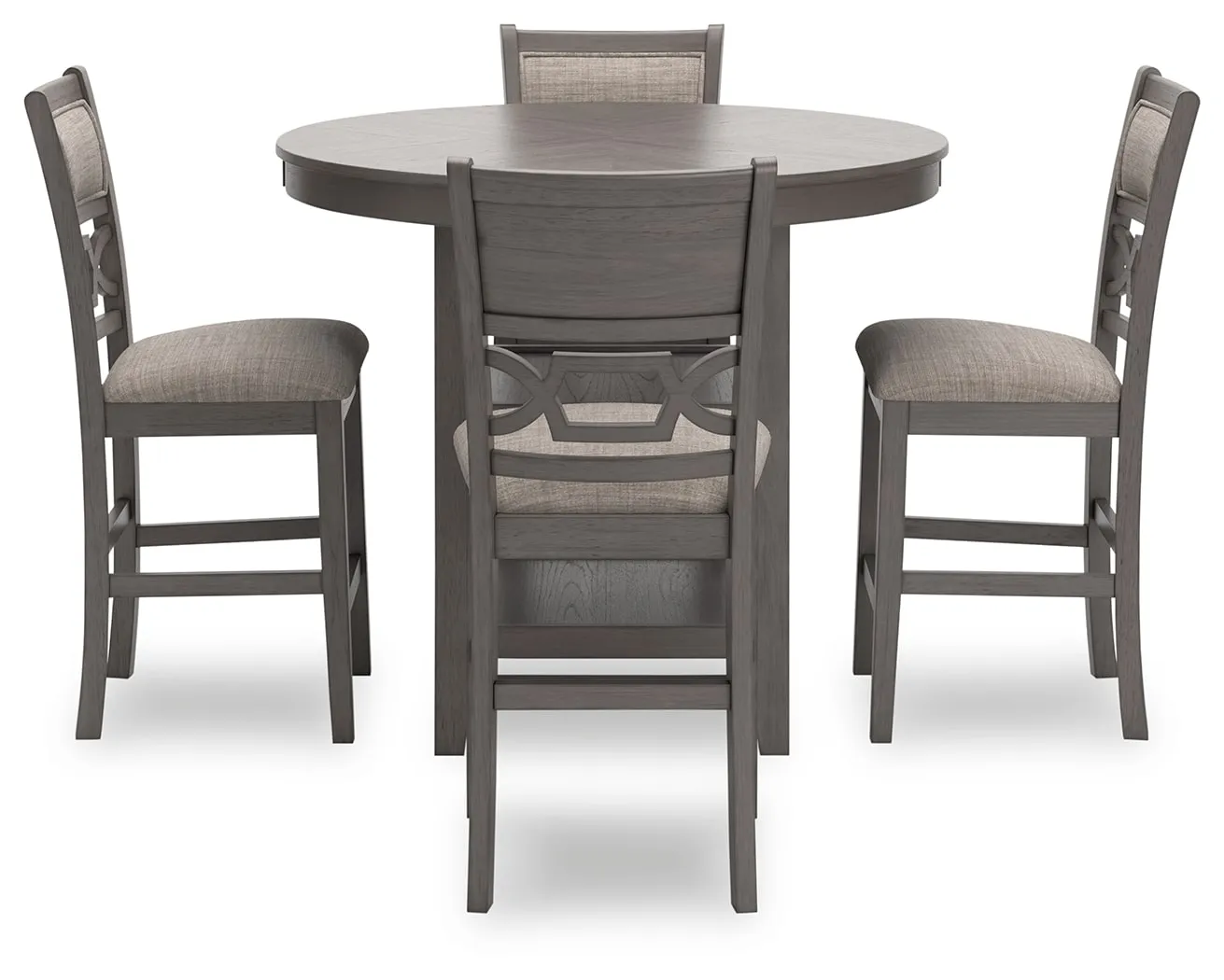 Wrenning Counter Height Dining Table And 4 Bar Stools (Set Of 5)