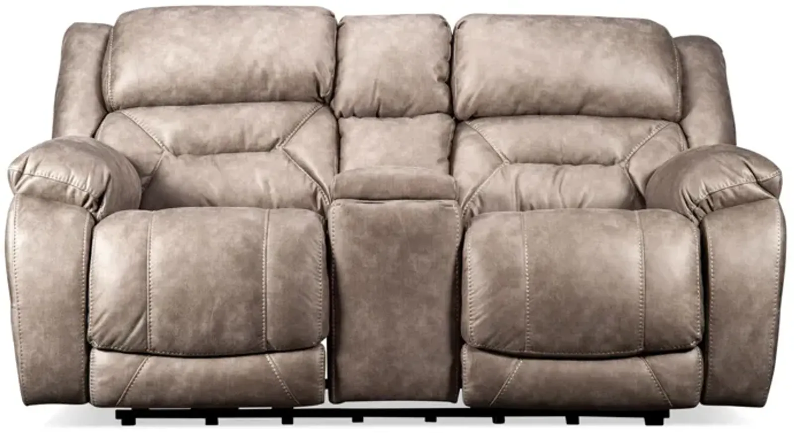 Rhodes Zero Gravity Triple Power Loveseat - Fog