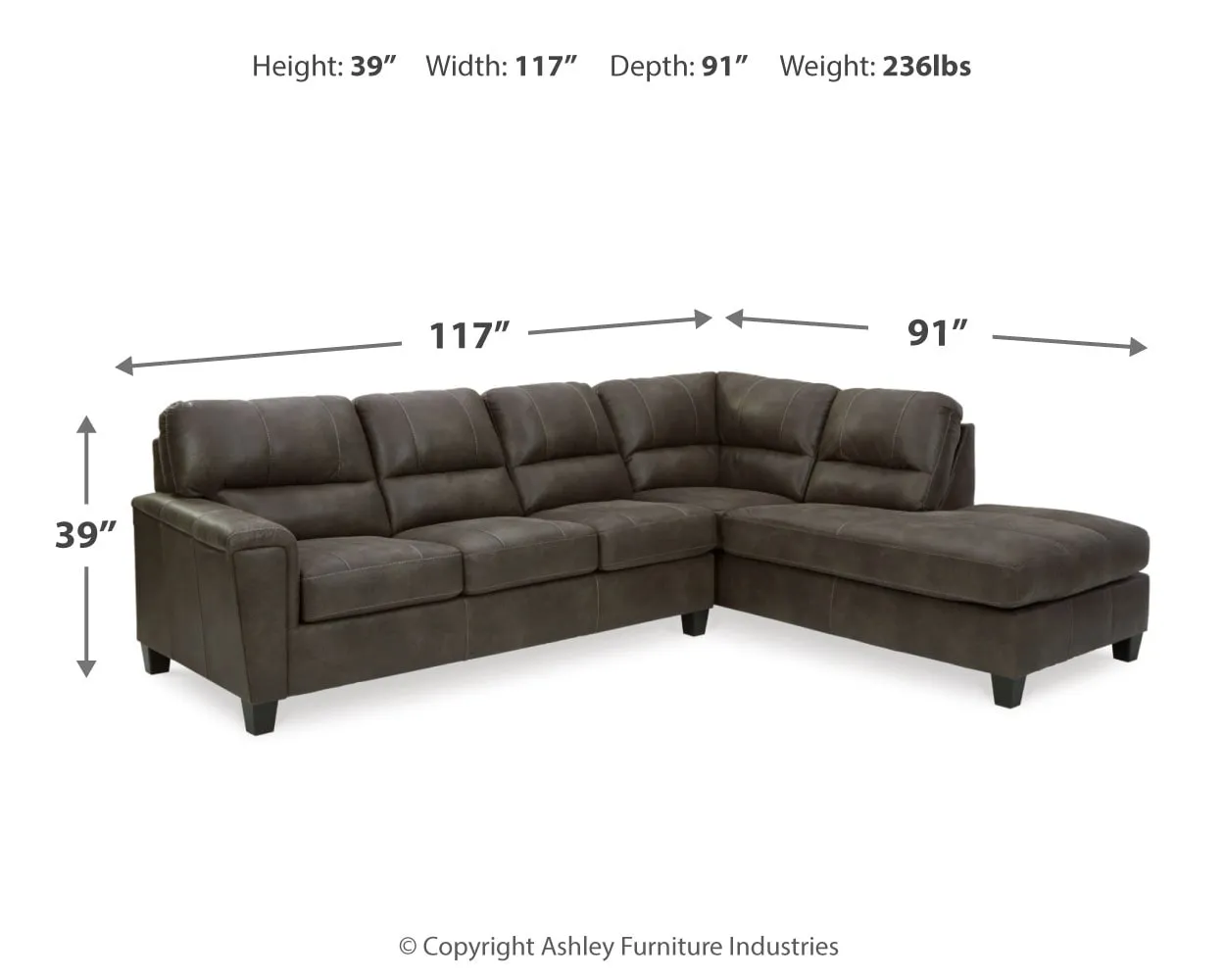 Navi 2-Piece Sectional