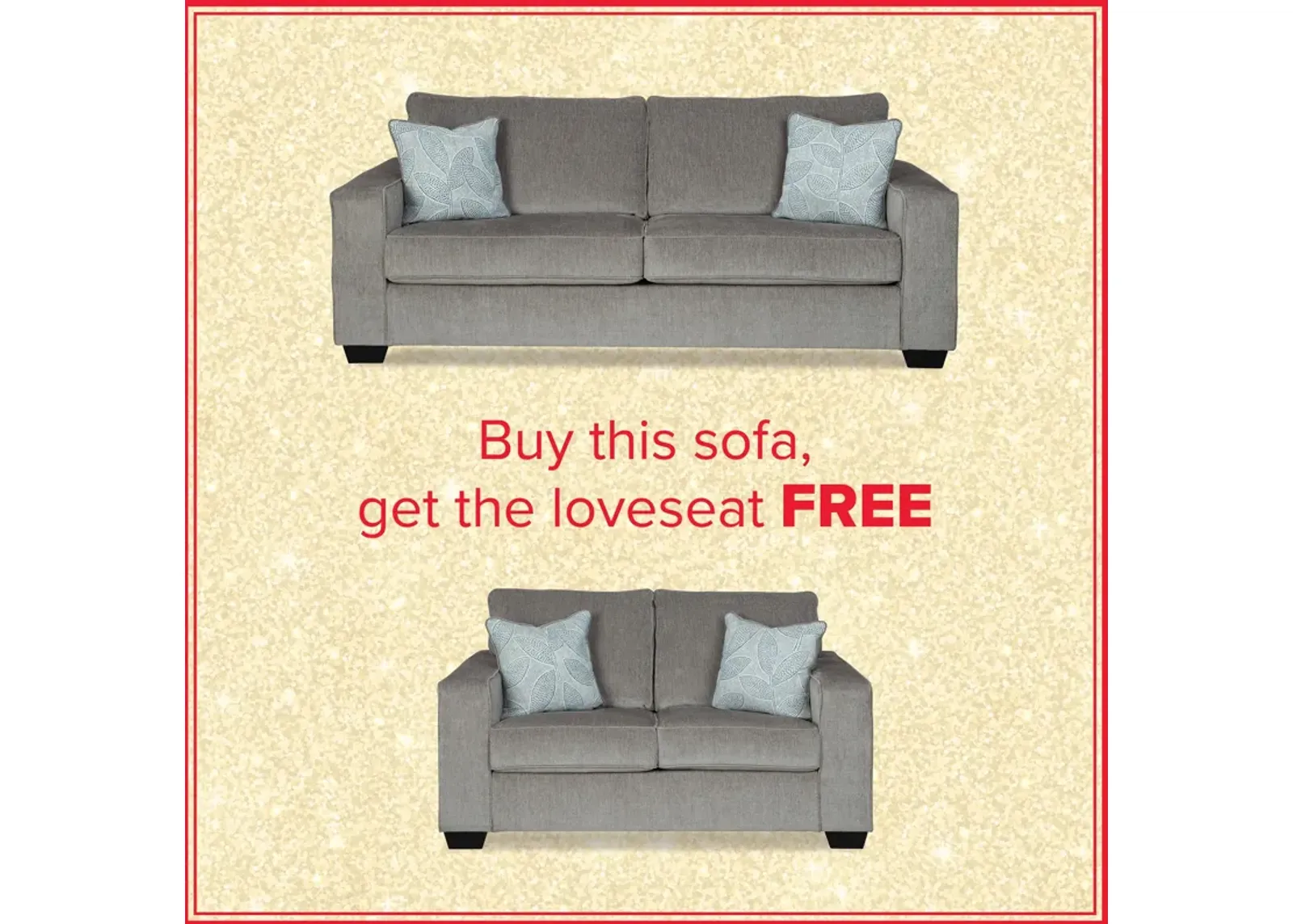 Altari Sofa And Free Loveseat