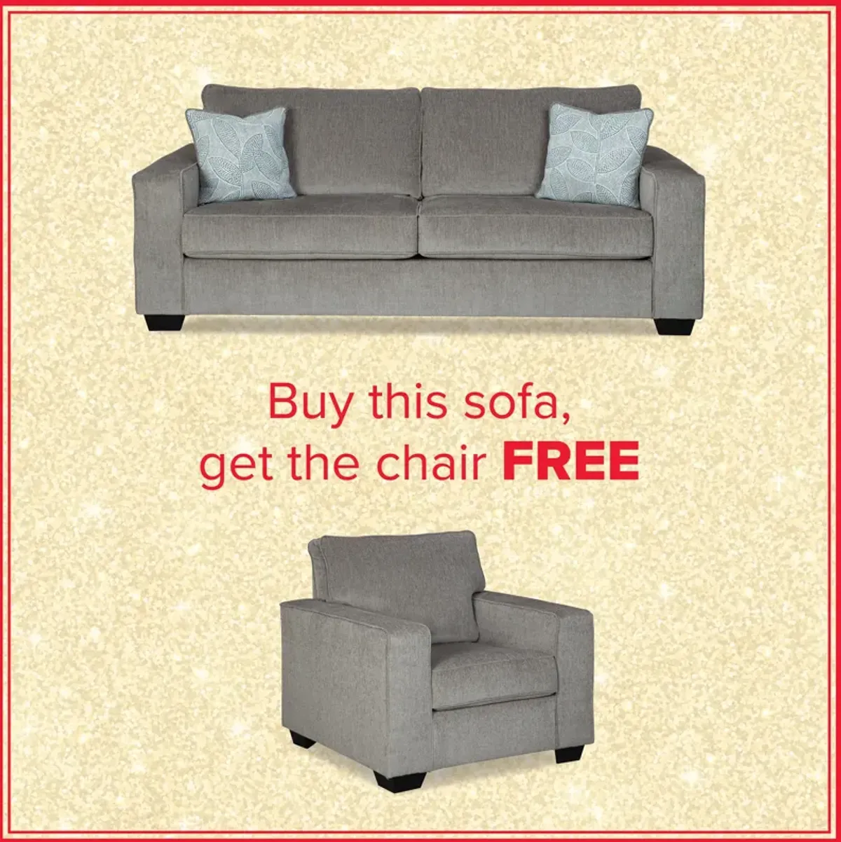 Altari Sofa And Free Chair