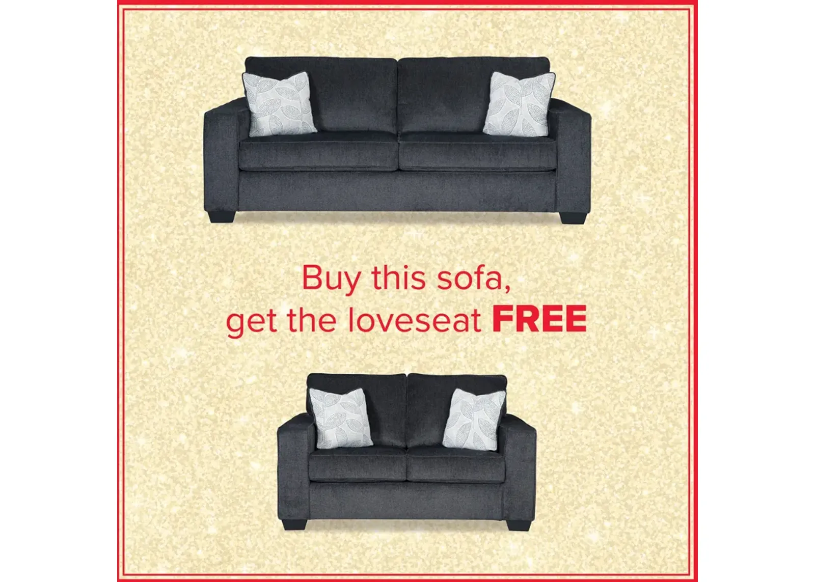 Altari Sofa And Free Loveseat