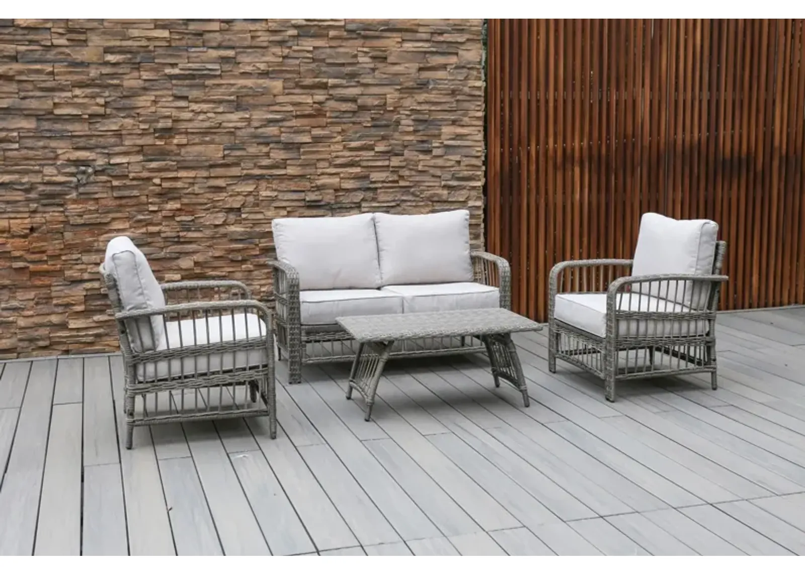 Clarice Outdoor Chat Set