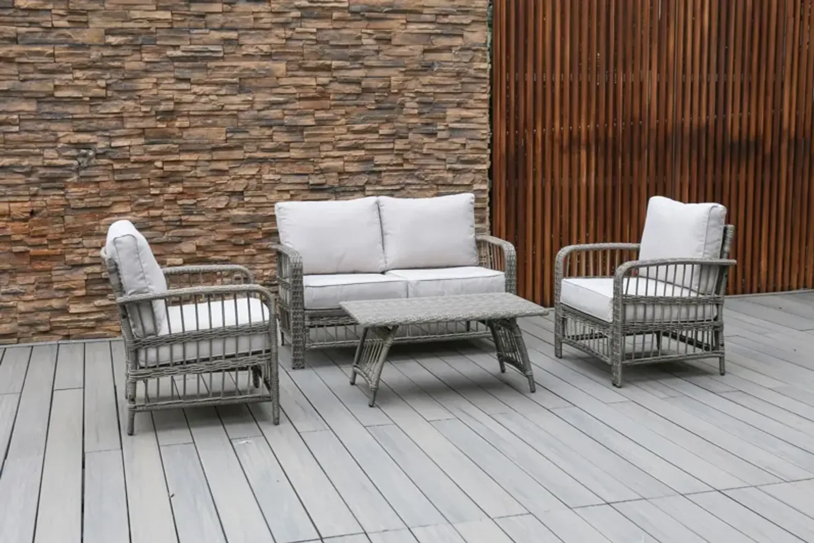 Clarice Outdoor Chat Set