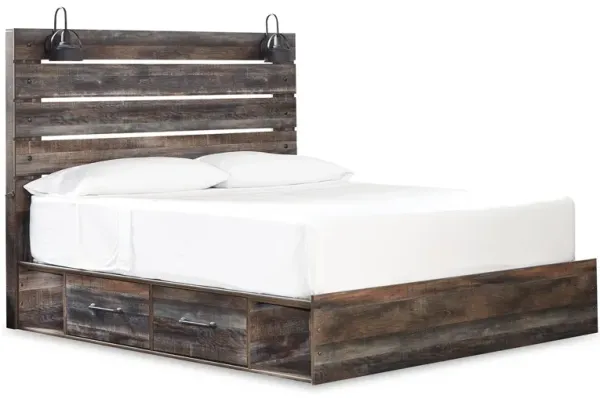 Drystan King Storage Panel Bed
