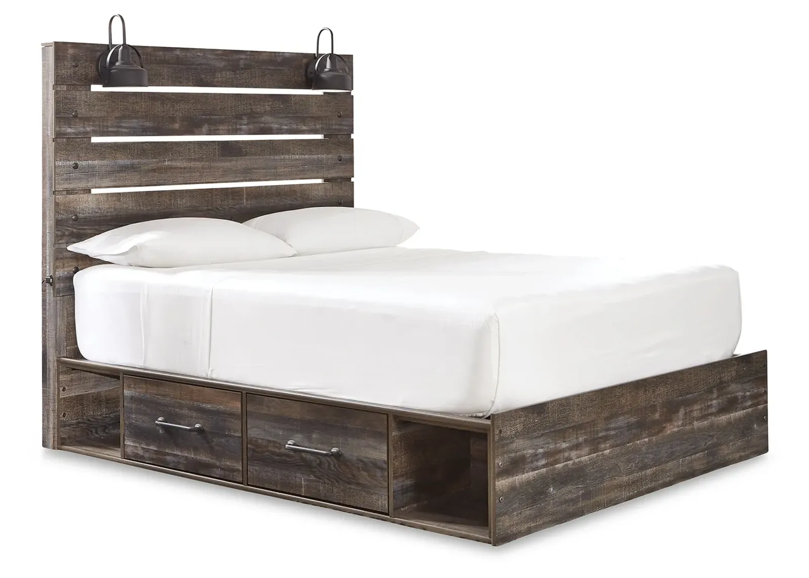 Drystan Panel Bed With Double Side Storage Queen