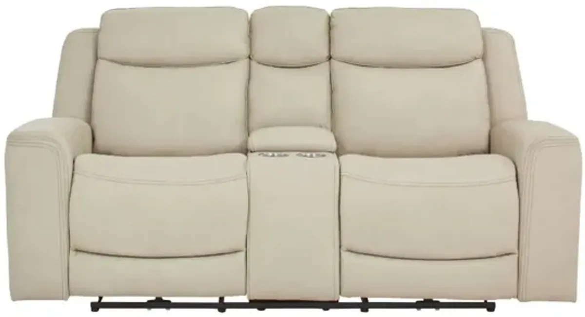 Davidson Power Leather Loveseat