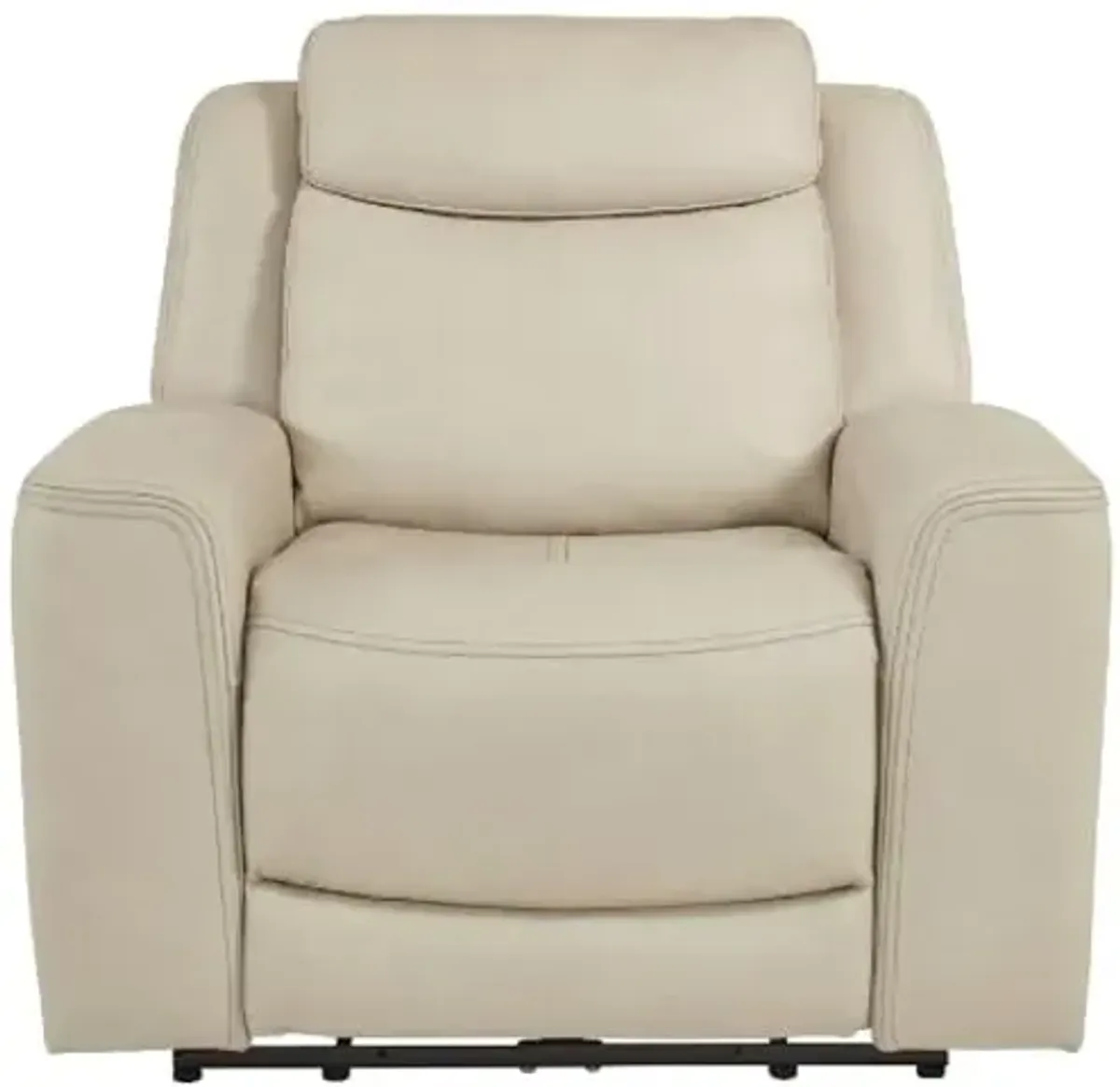 Drew & Jonathan Davidson Power Leather Recliner