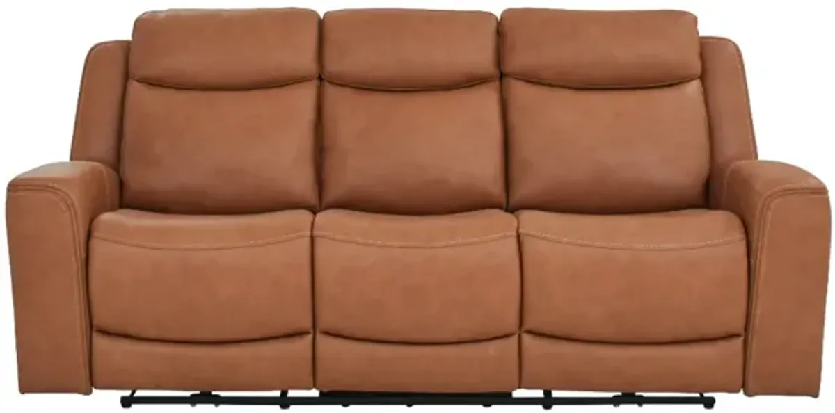Drew & Jonathan Davidson Power Leather Sofa