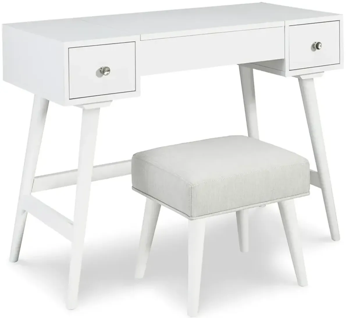 Thadamere Vanity With Stool