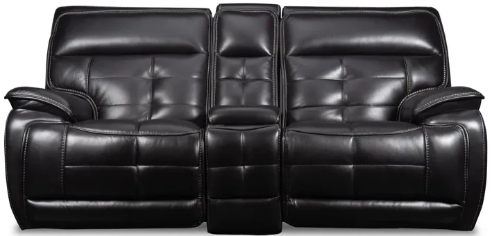 Pacific Heights Power Leather Reclining Loveseat