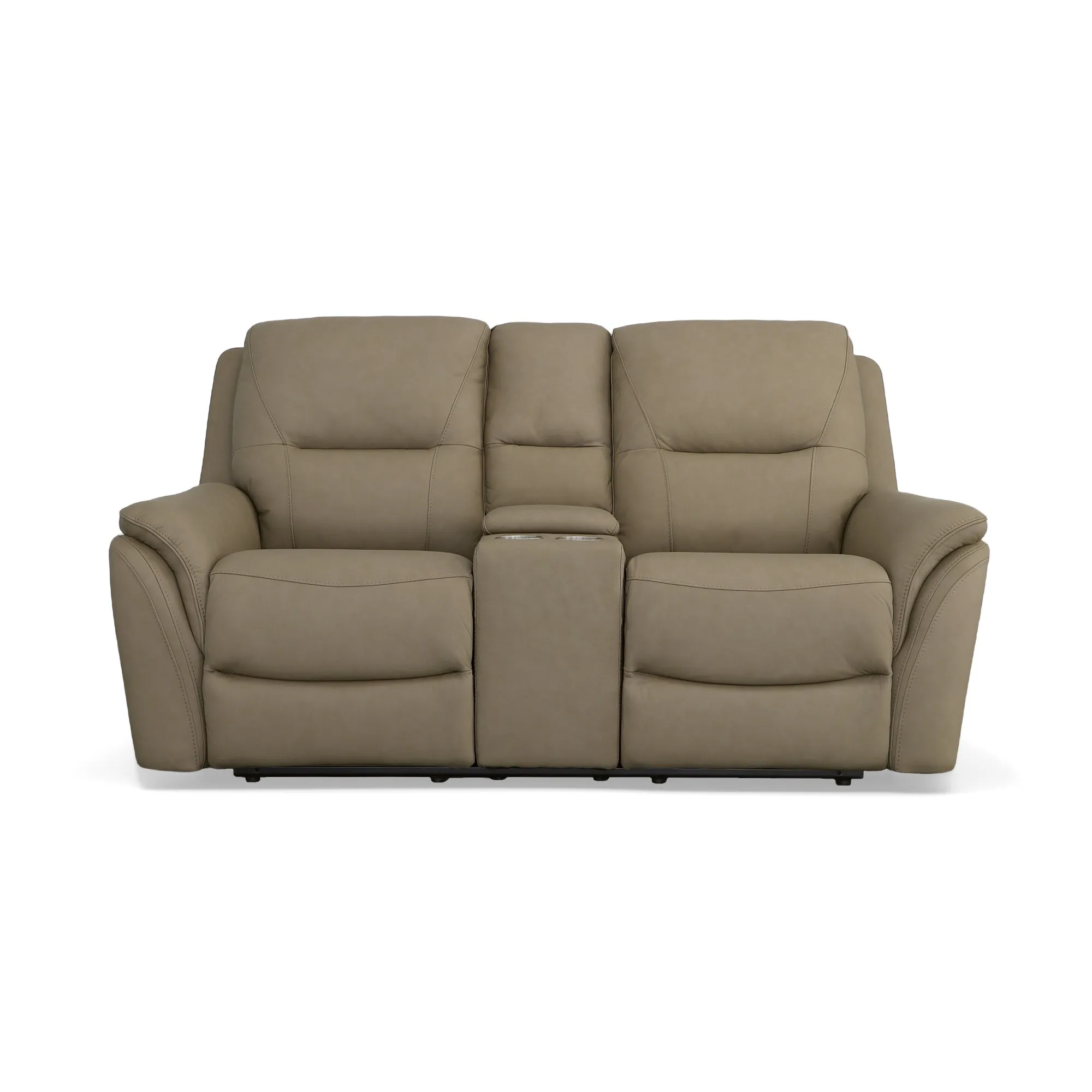 Joanne Power Leather Reclining Loveseat