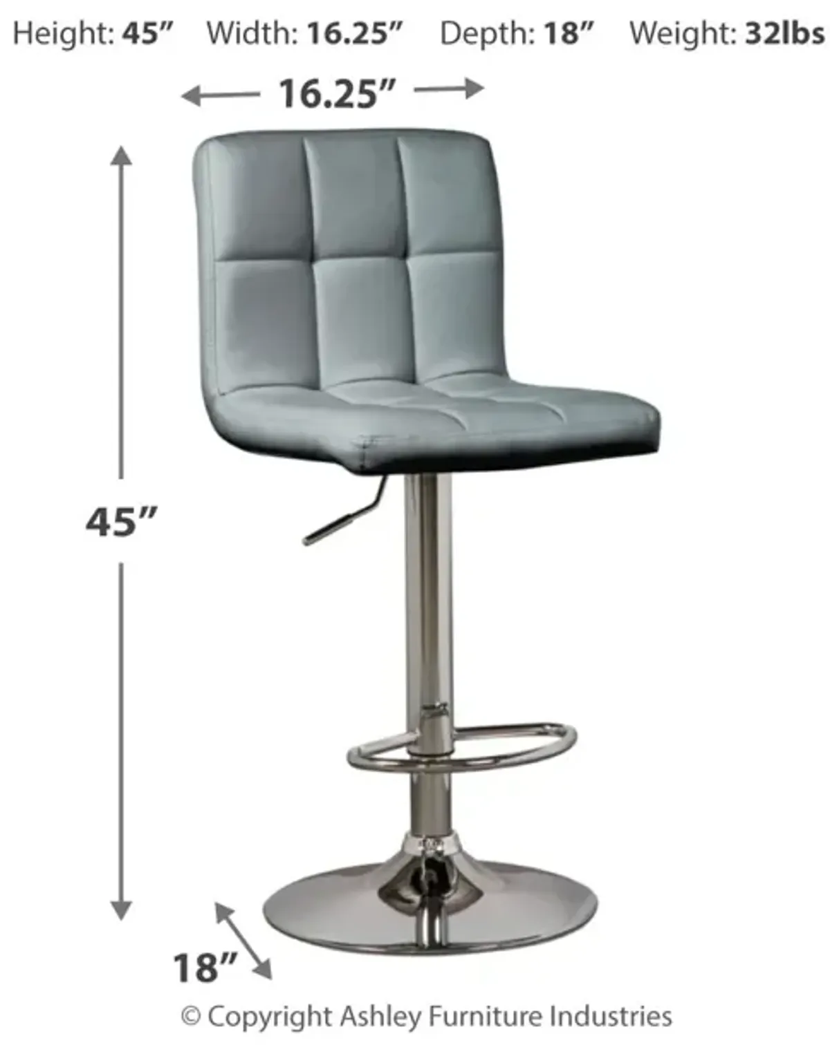 Bellatier Bar Height Bar Stool