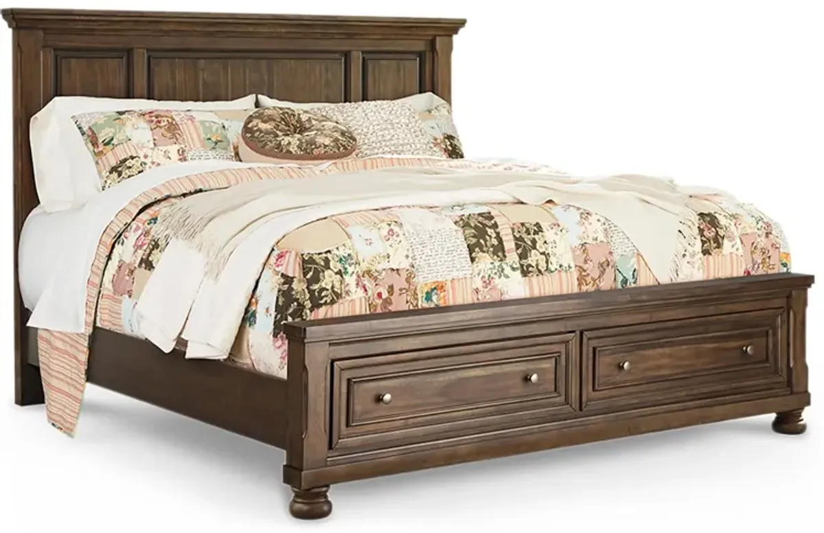 Flynnter Queen Panel Storage Bed