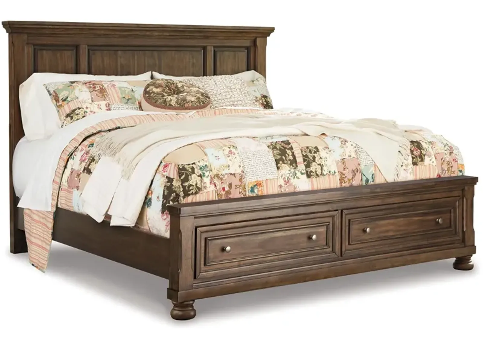 Flynnter King Panel Storage Bed