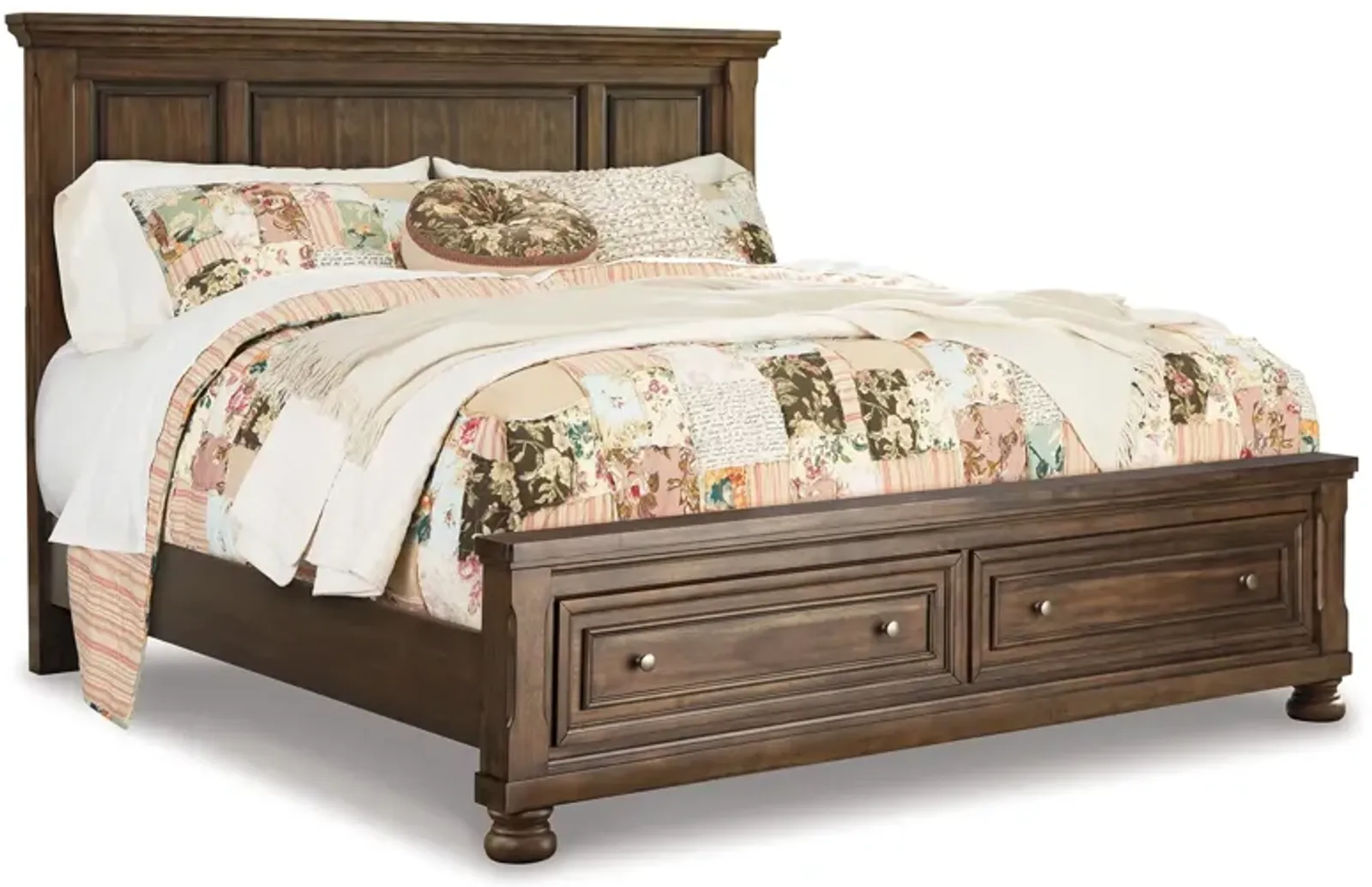 Flynnter King Panel Storage Bed