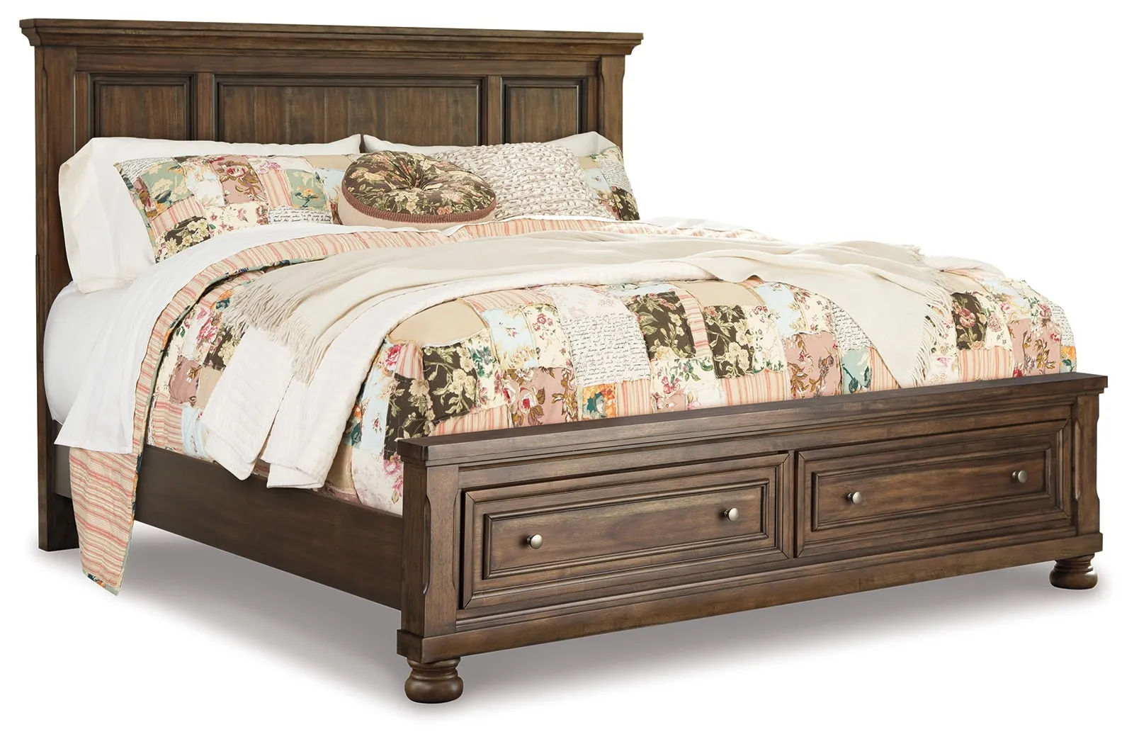 Flynnter King Panel Storage Bed