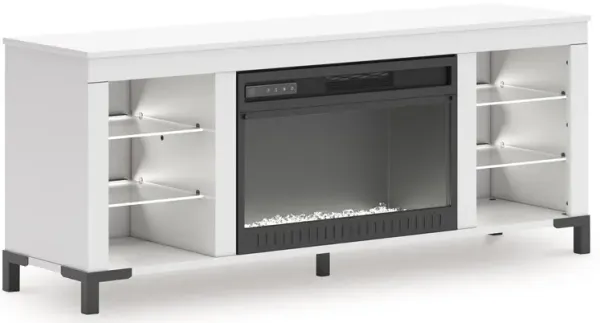 Brollevi 60" Tv Stand With Electric Fireplace