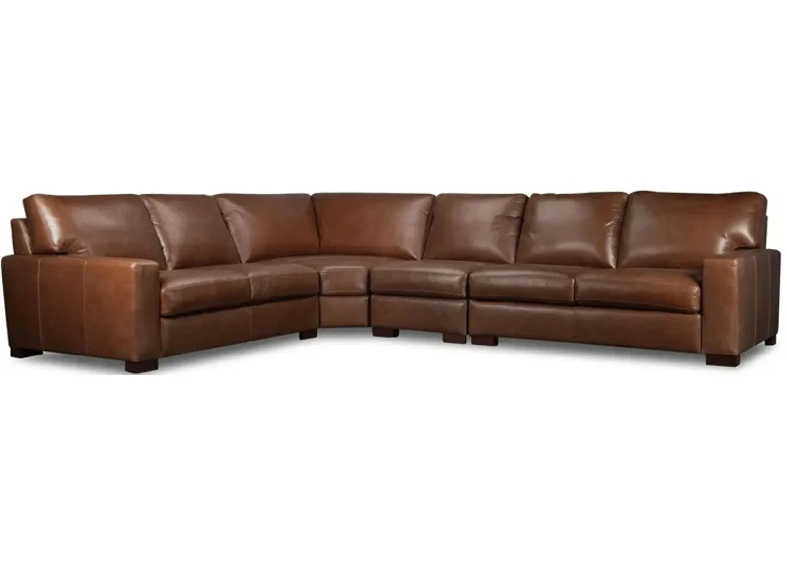 Steven 4-Piece Leather Sectional