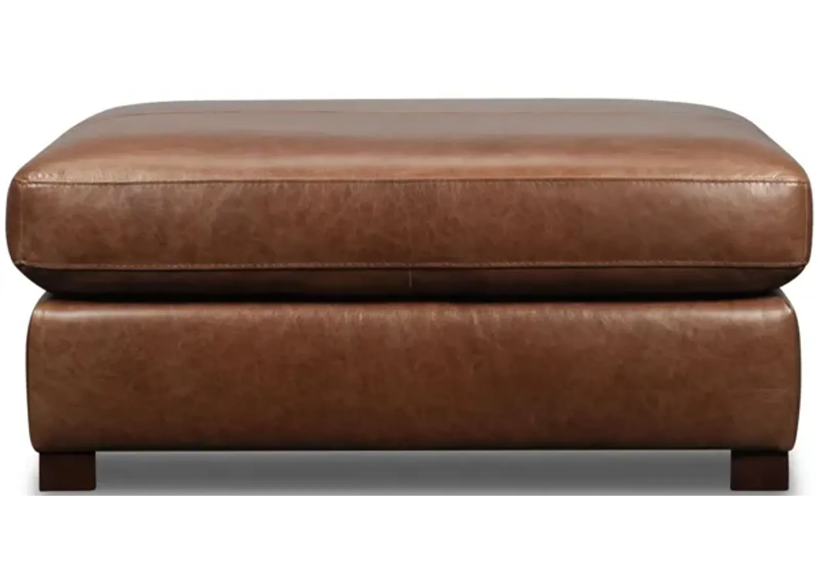 Steven Leather Cocktail Ottoman