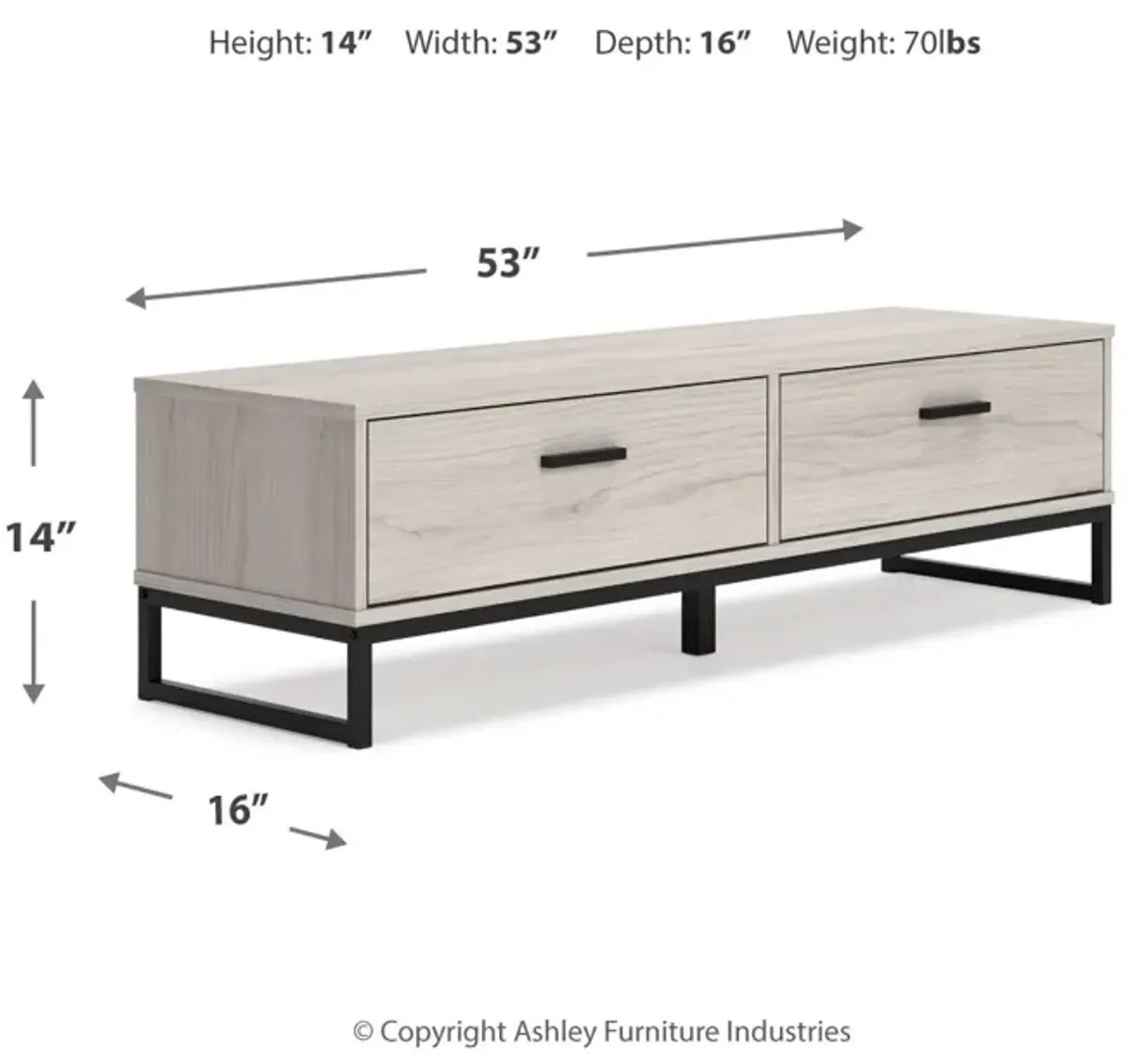 Socalle Storage Bench